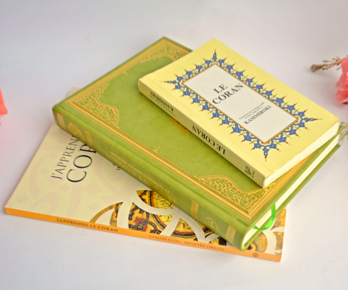 French Translation Quran Foreign Muslim Religion Book Kuran Etsy