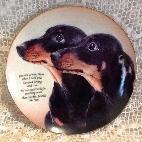 Danbury Mint Dachshund Plates 2024 www.marchettimacc
