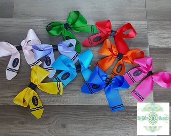 Crayon bow set