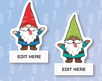 Six-Seven Gnome Door Decoration