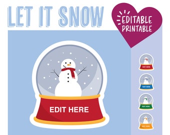 Let It Snow Door Decoration
