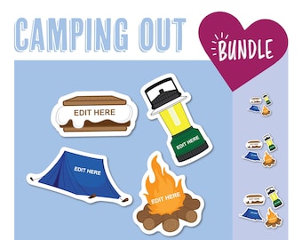 Camping Out Door Decorations