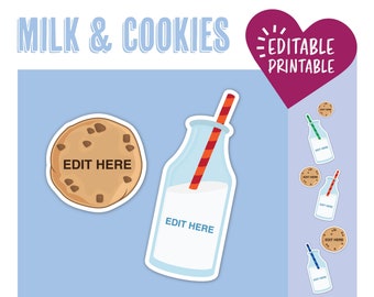 Milk & Cookies Door Decorations