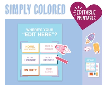 Simply Colored, Find Me Board