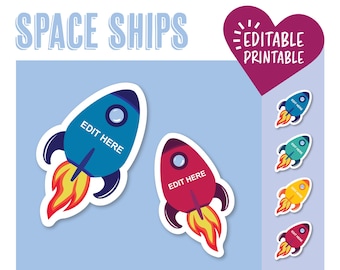 Space Ships Door Decoration