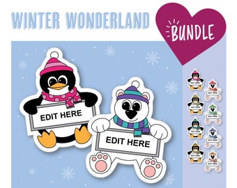 Winter Wonderland Door Decorations