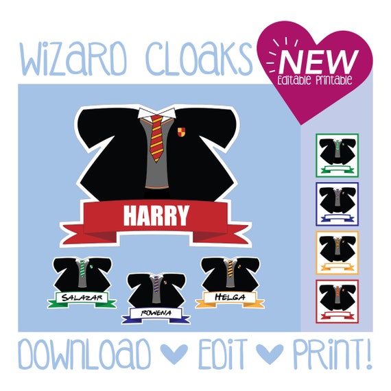 Wizard Robe Door Decoration House Robes Door Dec Ra Etsy