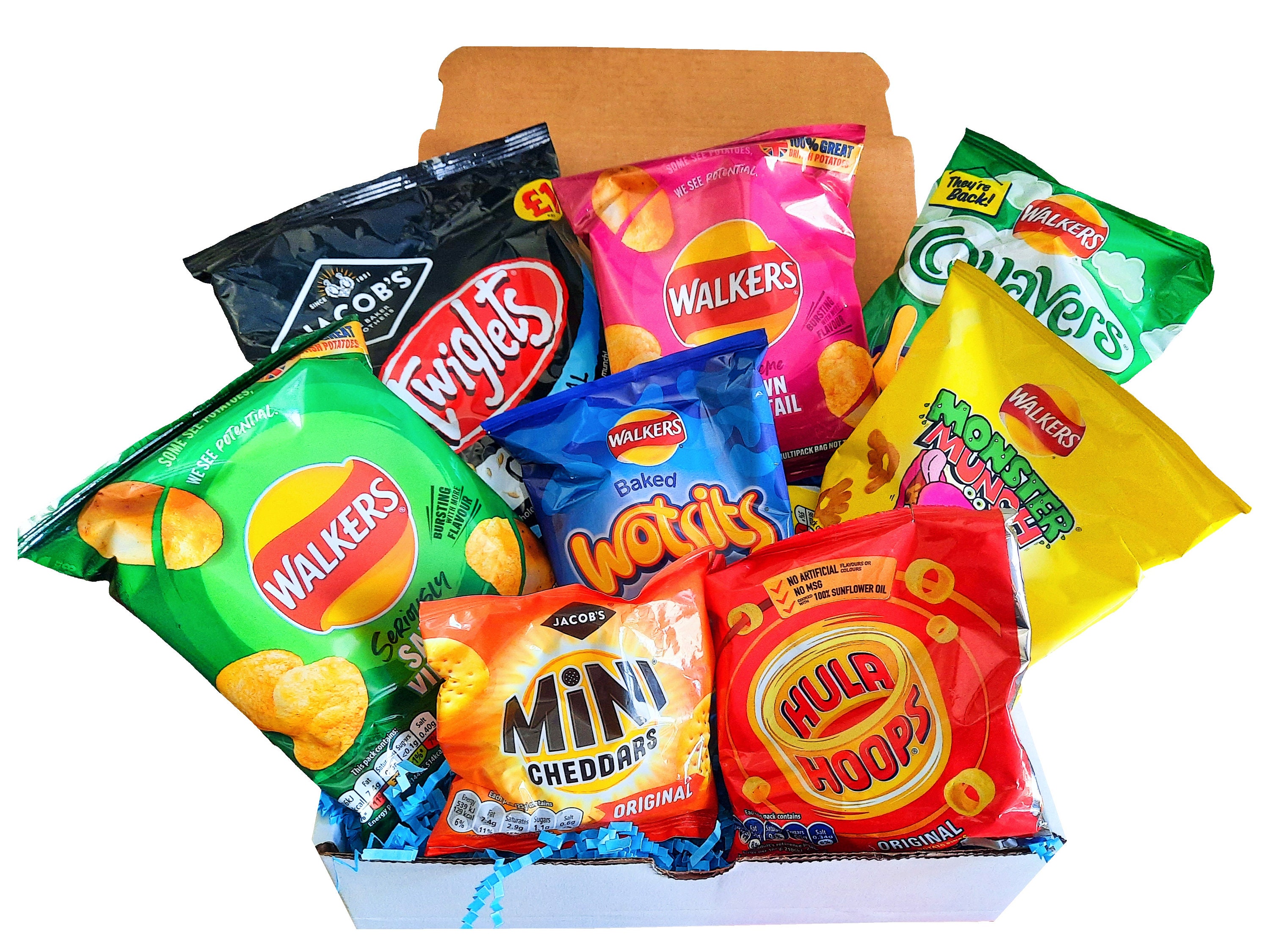 British Crisps Box UK Subscription Britian Food Gift Etsy