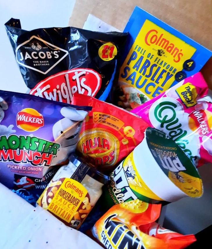 British SAVORY food box UK subscription box British gifts snacks