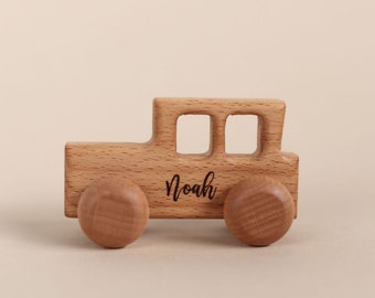 Wooden Toy Car • Montessori Baby Toys • Educational Toys • Wooden Toy • Wooden Car •