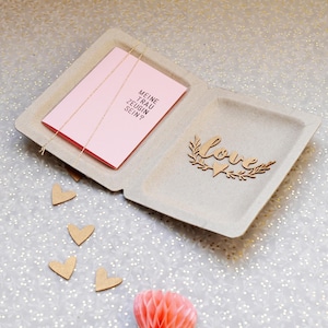 Carte de demande de demoiselle d'honneur personnalisable Love pink