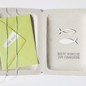 Kommunion Geschenk Karte