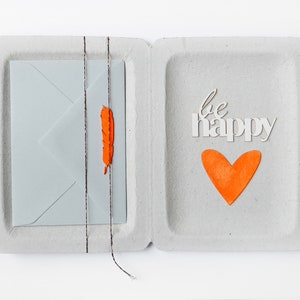 Cash gift voucher card box be happy image 1