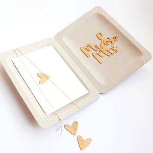 Bruiloft contant cadeaudoos Mr&Mrs