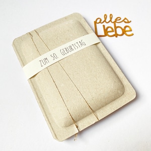 Carte-cadeau en argent pour le 50e anniversaire All Love Gold