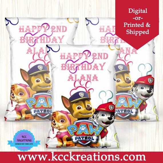 candy bags paw patrol