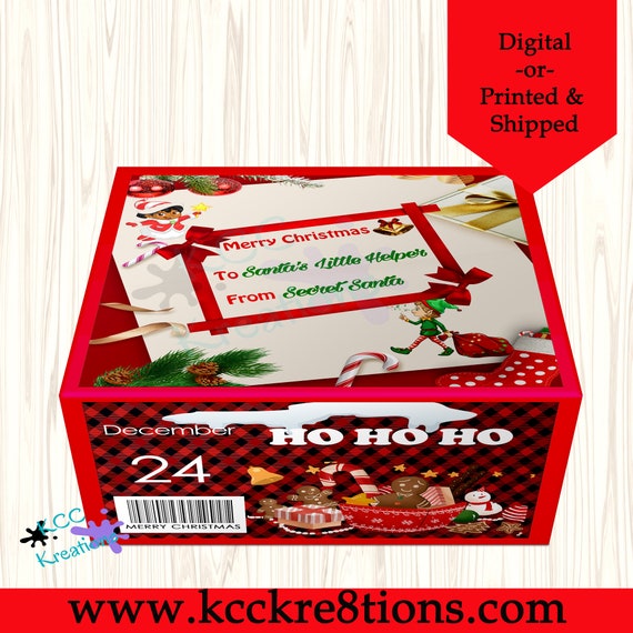 Christmas Gift BoxShoe BoxChristmas Shoe Etsy