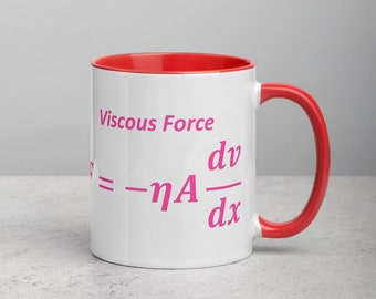 Viscous Force HotPink Mug with Color Inside best gifts 2019 and Beyond