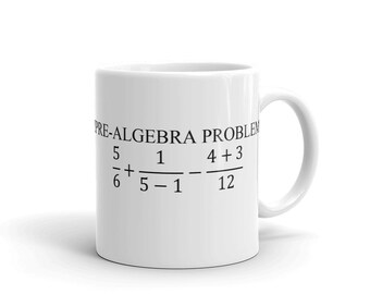 PRE-ALGEBRA FACTION  Mug