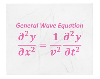 General Wave Equation Throw Blanket
