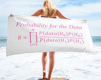 Probability for the Data Towel HotPink