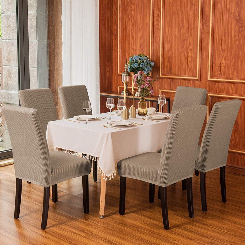 Subrtex Dining Room Chair Slipcovers Sets Stretch Furniture - Subrtex Knit Stretch Dining Room Chair Slipcovers Subrtex Dining Room Chair Slipcovers Sets Stretch Furniture - Subrtex Knit Stretch Dining Room Chair Slipcovers