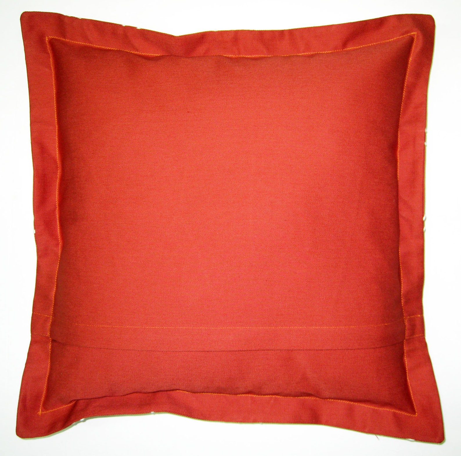 Decorative pillow. Red pillowcase cotton decorated with Etsy