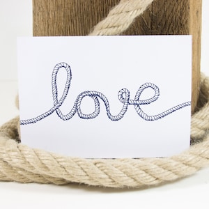 Postkarte Love