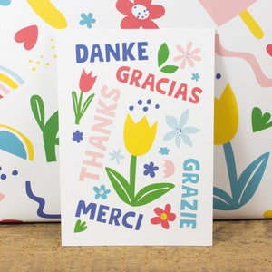 Postkarte Thanks