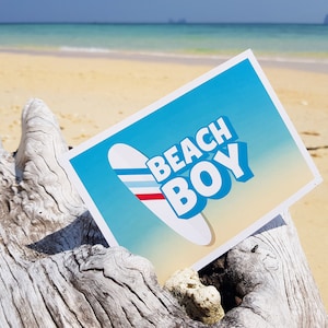 Postkarte Beach Boy