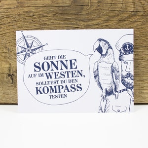 Postkarte Käptns Weisheit II