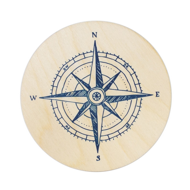 Coaster Compass Etsy