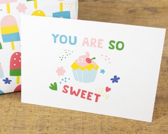 Postkarte "You are so sweet"