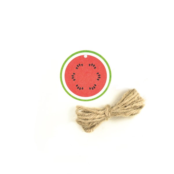 Gift tag watermelon