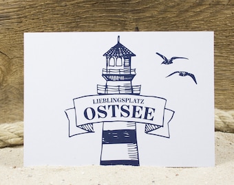 Postkarte Ostsee