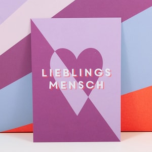 Postkarte Lieblingsmensch