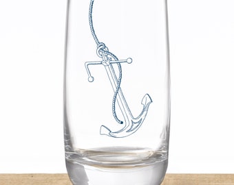 Crystal glass anchor