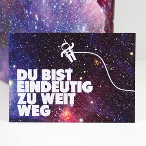 Postkarte "Zu weit weg"