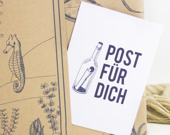 Postkarte Post für DIch