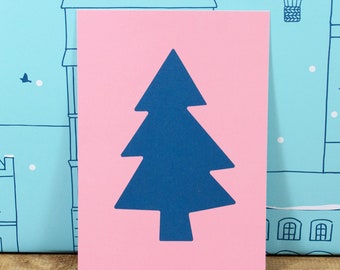 Postkarte Christmas Tree