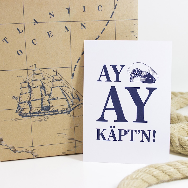 ay captain Postcard ay