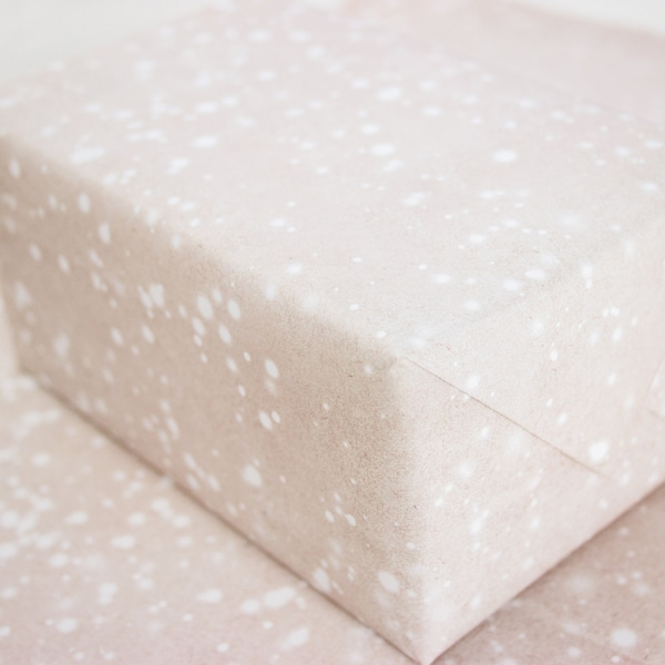 Geschenkpapier Schnee