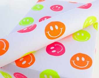 Geschenkpapier "Smiley" aus Recyclingpapier