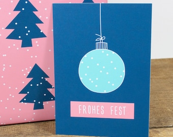 Postkarte Frohes Fest