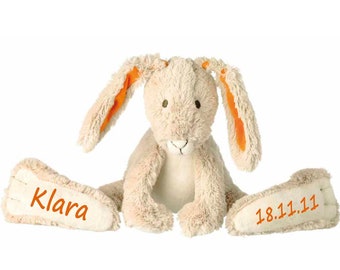 Personalisiertes Stofftier Hase * Kuscheltier mit Name * Plüschtier zur Geburt  * Babygeschenk