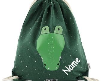 Sac de sport, sac de sport, sac de natation personnalisé avec nom crocodile