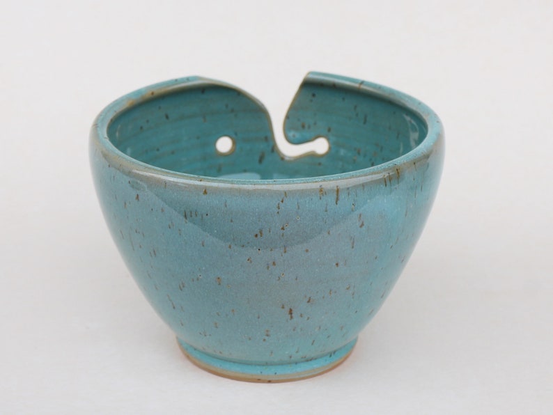 Yarn bowl jade green, ceramic image 2