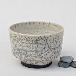 Tea bowl Raku ceramic