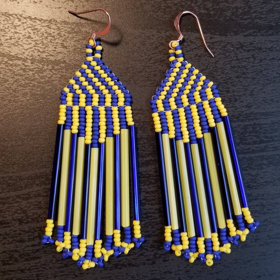 ojibwe beaded earrings