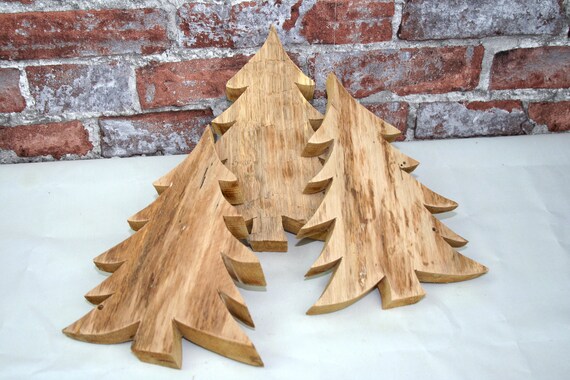 PUERHUACI Decorazioni Albero di Natale in Legno, 60 Pezzi, Ciondolo Ornamenti Set per Fai-da-Te, Decorazione della Festa di Natale a Casa